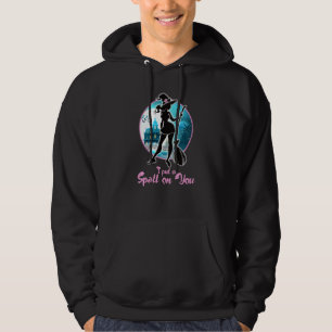 I Put A Spell On You. Beautiful Witch Halloween Hoodie