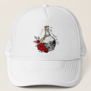 I Put A Spell On You – Love Potion with Skulls Trucker Hat