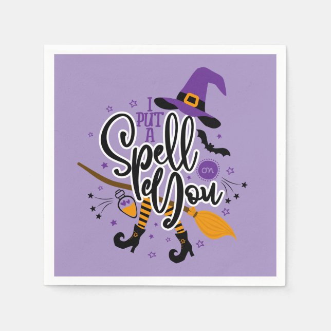 I Put A Spell On You Napkin (Front)