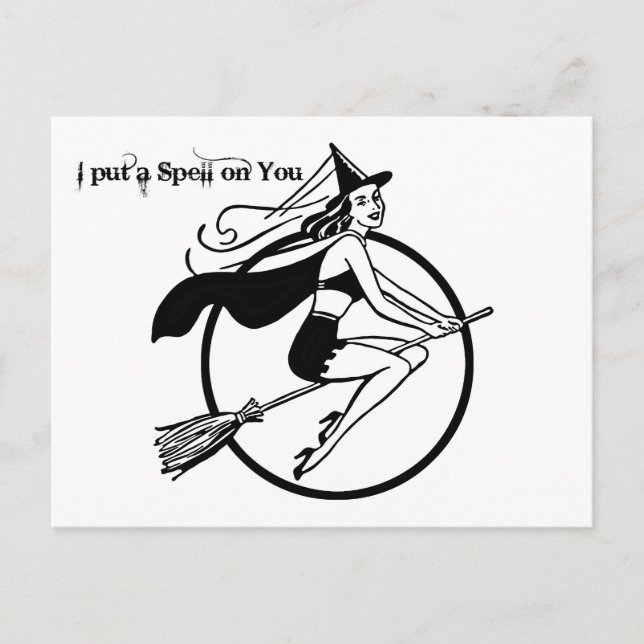 I Put a Spell on You Postcard (Front)