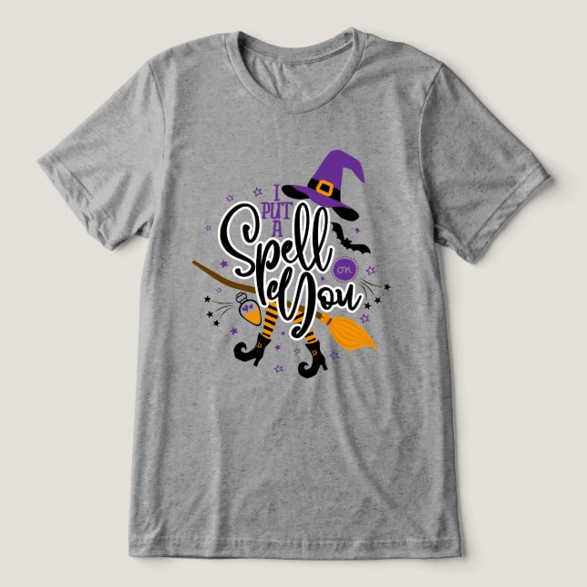 I Put A Spell On You Tri-Blend Shirt (Design Front)