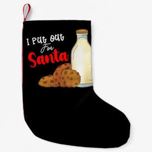 I Put Out For Santa Christmas Holiday Family Small Christmas Stocking