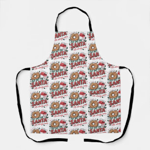 I Put Out for Santa Funny Christmas Party Apron