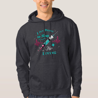 I put people to sleep for living anesthesia nurse hoodie