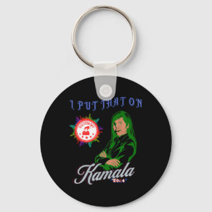 I Put That On Kamala Election Apparel Premium Keychain