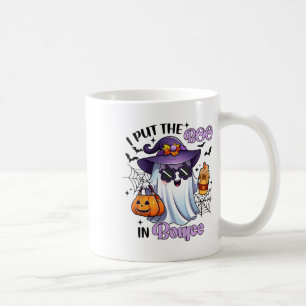 I Put The Boo In Boujee Funny Halloween Outfit Cos Coffee Mug