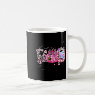 I Put The Boo In Boujee Funny Leopard Boujie Ghost Coffee Mug