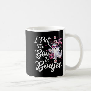 I Put The Boo In Boujee Ghost Funny Nk Leopard Hal Coffee Mug