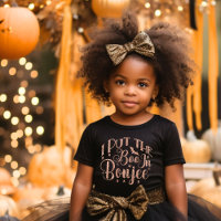 I put the boo in boujee - gold glitter halloween