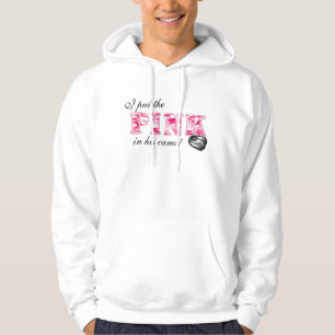 I put the PINK in his camo Hoodie