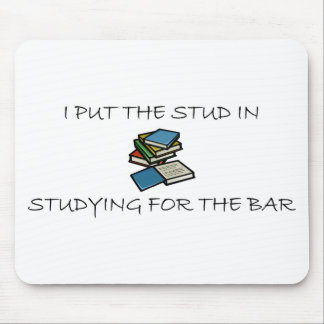 I Put The Stud In Studying For The Bar Mouse Pad