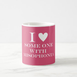 ♥ I quelqu'un avec la tasse de Misophonia - rose