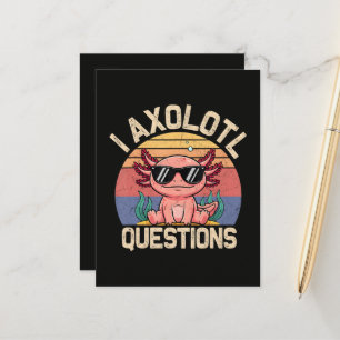I Questions Youth Announcement Postcard