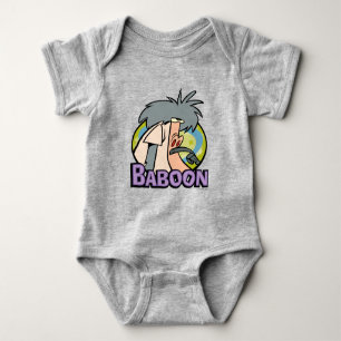 I.R. Baboon Character Badge Baby Bodysuit