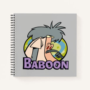 I.R. Baboon Character Badge Notebook