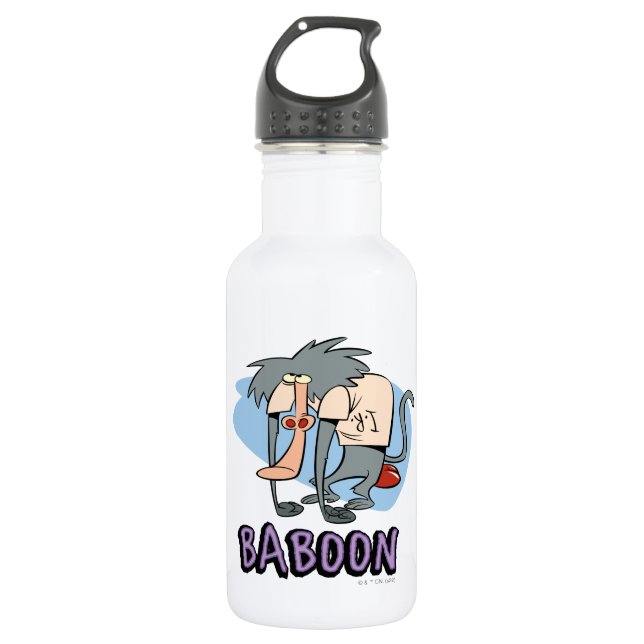I.R. Baboon Character Graphic 532 Ml Water Bottle (Front)