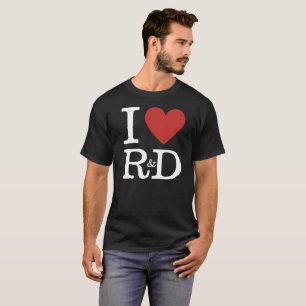 I ❤️ R&D for Employees CUSTOMIZABLE Men's T-Shirt