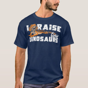 I Raise Tiny Dinosaurs Geckos Animal Lover Gift T-Shirt
