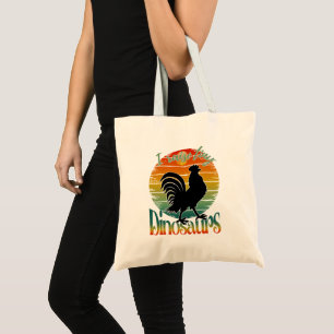 i raise tiny dinosaurs tote bag