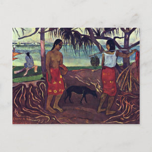 I Raro Te Oviri By Gauguin Paul (Best Quality) Postcard