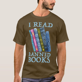 I Read Banned Books 2020 and 2022 Book List T-Shirt