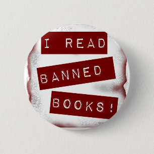 I read banned books! 2 inch round button