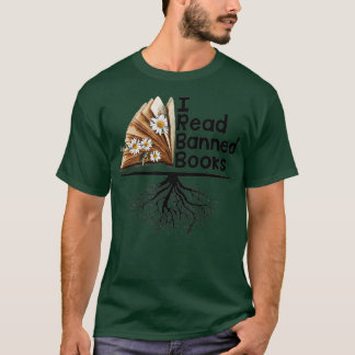 I Read Banned Books Book Lover Bookworm Bookish Li T-Shirt