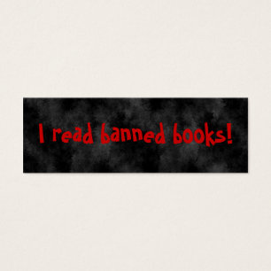 I read banned books Bookmarks