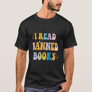 I Read Banned Books Costume  Week Librarian Reader T-Shirt