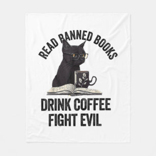 I Read Banned Books Lover BookWorm Love Banned Boo Fleece Blanket