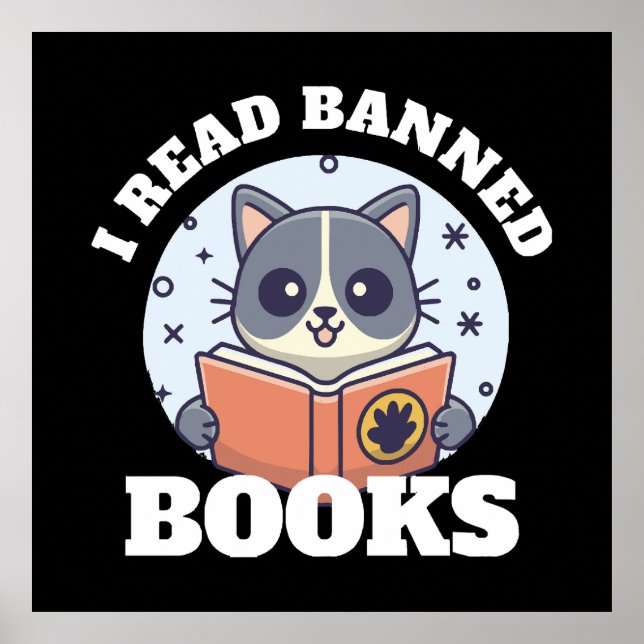 I read banned books poster (Front)