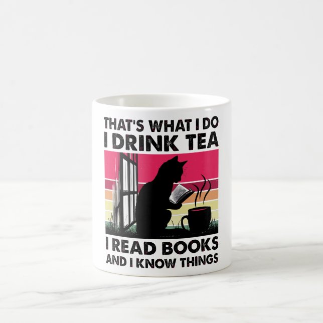 I read books and I know things Coffee Mug (Center)