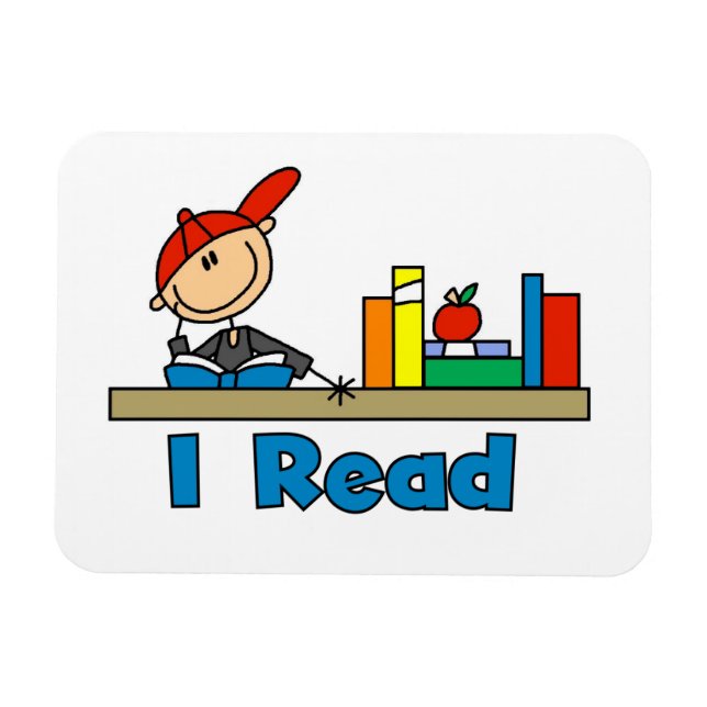I Read Magnet (Horizontal)