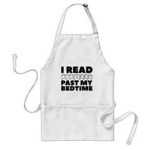 I Read Past My Bedtime Standard Apron