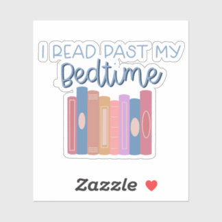 I Read Past My Bedtime Sticker For Kindle Tablet