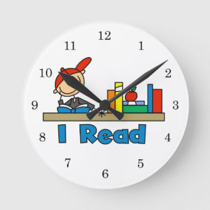 I Read Round Clock