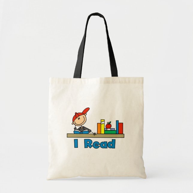 I Read Tote Bag (Front)