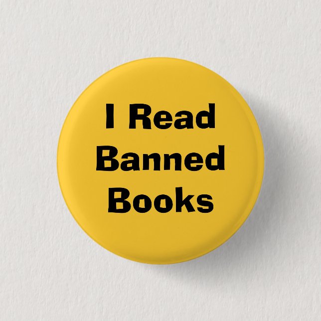 I ReadBannedBooks 1 Inch Round Button (Front)