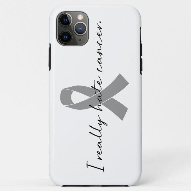 I Really Hate Cancer | Survivor | Any Colour Ribbo Case-Mate iPhone Case (Back)