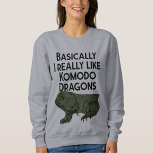 I Really Like Komodo Dragons Boy Who Likes Komodo Sweatshirt