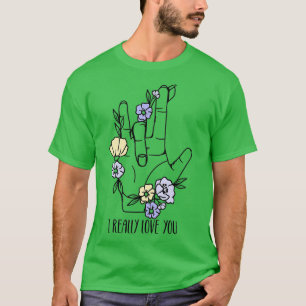 I really love you hand sign T-Shirt