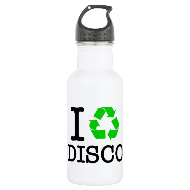 I Recycle Disco 532 Ml Water Bottle (Front)