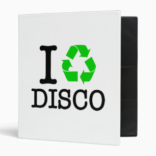 I Recycle Disco Binder