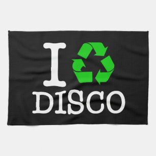 I Recycle Disco Kitchen Towel