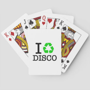 I Recycle Disco Playing Cards