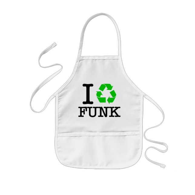 I Recycle Funk Kids Apron (Front)