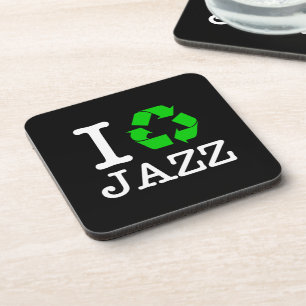 I Recycle Jazz Coaster