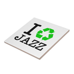 I Recycle Jazz Tile