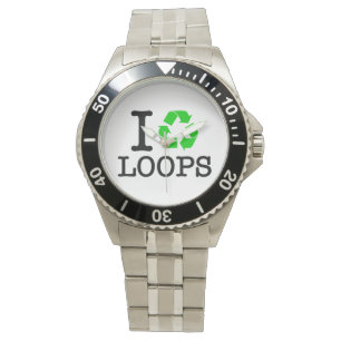 I Recycle Loops Watch