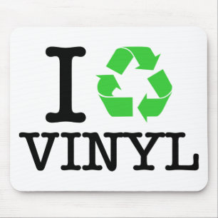 I Recycle Vinyl Mouse Pad